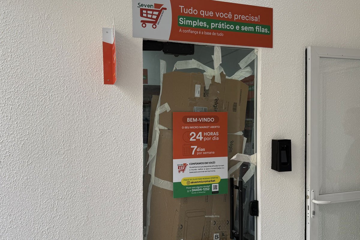 Inauguração do mercadinho